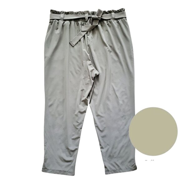 STYLUS PAPER BAG HIGH WAIST PANTS SIZE 1X - Picture 1 of 7